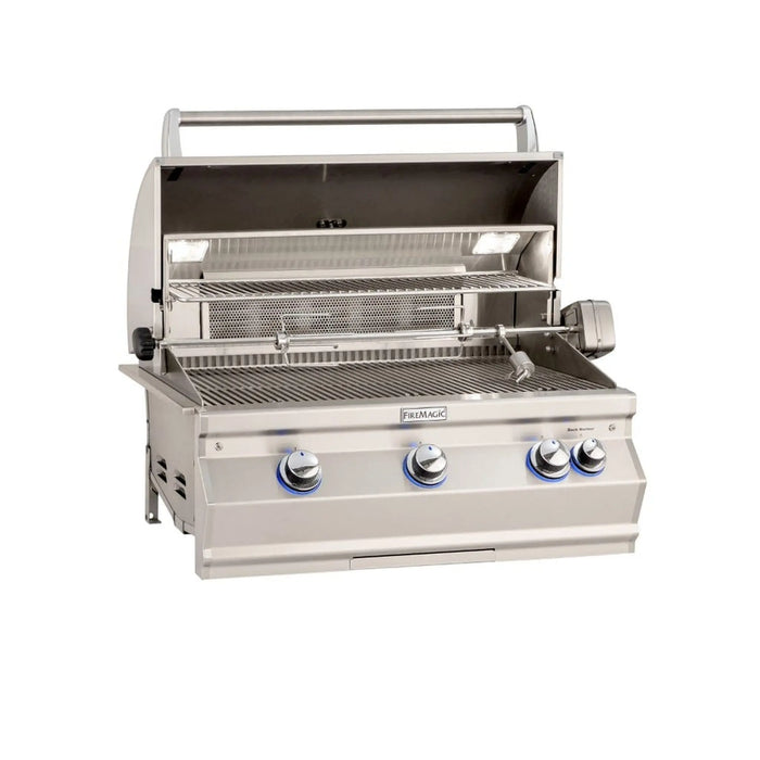 Fire Magic 30" 3-Burner Aurora A540i Built-In Gas Grill w/ Analog Thermometer Fire Magic