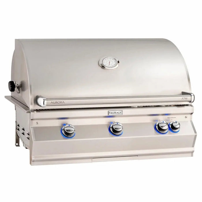Fire Magic 36" 3-Burner Aurora A790i Built-In Gas Grill w/ Rotisserie & Analog Thermometer Fire Magic