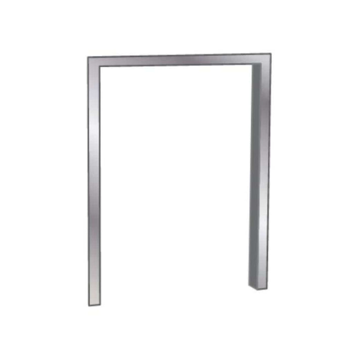 Fire Magic 3808 Trim Kit for Outdoor Rated Refrigerator & Kegerator - three-sided stainless steel trim frame