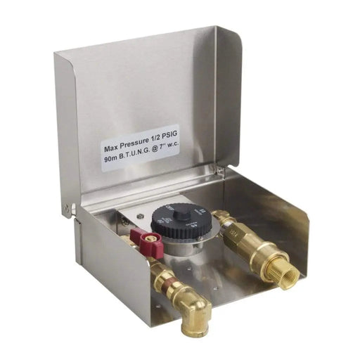 Fire Magic 5521-01T 8" Gas Connection Box With 1-Hour Timer and Quick Disconnect Fire Magic