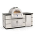 Fire Magic 77" Contemporary Pre-Fab Pizza Oven GFRC Island w/ Refrigerator Cutout Fire Magic
