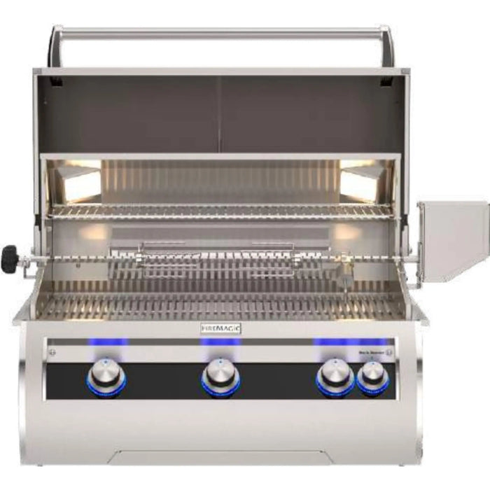 Fire Magic Echelon Diamond E660i 30" 3-Burner Built-In Gas Grill With Analog Thermometer and Optional Magic View Window Fire Magic