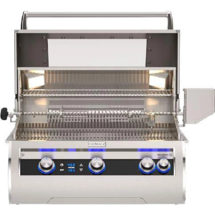 Fire Magic Echelon Diamond E660i 30" 3-Burner Built-In Gas Grill With Digital Thermometer and Optional Magic View Window Fire Magic