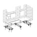 Fire Magic ID-WK-04 Wheel Kit for ID660 Pre-Fab Grill Island Fire Magic