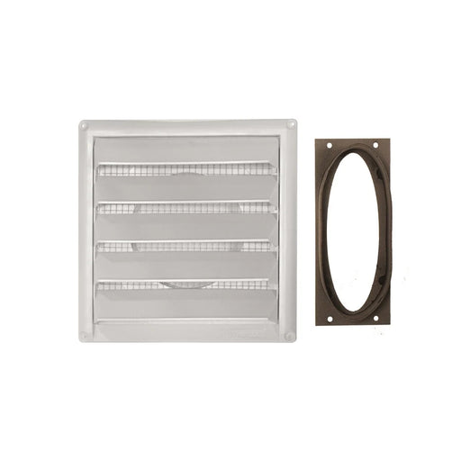 Empire Fresh Air Kit for Fireplace 5" for St. Clair 3000 Wood Burning Fireplace, fresh air kit vent cover and gasket