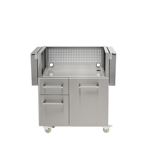 Coyote C3FTCART stainless steel grill cart for the C3FTG30