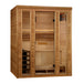 Golden Designs Andermatt Edition 2-3 Person Traditional Steam Sauna - Pacific Premium Clear Cedar Golden Design Saunas