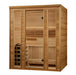 Golden Designs Andermatt Edition 2-3 Person Traditional Steam Sauna - Pacific Premium Clear Cedar Golden Design Saunas