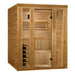 Golden Designs Engelberg Edition 4-6 Person Traditional Steam Sauna - Pacific Premium Clear Cedar Golden Design Saunas