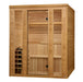 Golden Designs Engelberg Edition 4-6 Person Traditional Steam Sauna - Pacific Premium Clear Cedar Golden Design Saunas