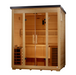 Golden Designs Vorarlberg 5 Person Flat Roof Outdoor Traditional Steam Sauna - Canadian Hemlock Golden Design Saunas