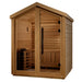 Golden Designs Savonlinna 3 Person Outdoor Traditional Sauna - Canadian Red Cedar Interior Golden Design Saunas