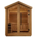 Golden Designs Savonlinna 3 Person Outdoor Traditional Sauna - Canadian Red Cedar Interior Golden Design Saunas