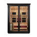 Golden Designs Loviisa 3 Person Hybrid Outdoor Sauna (Full Spectrum IR or Traditional Stove) - Black Finish Golden Design Saunas