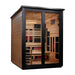 Golden Designs Kaskinen 6 Person Hybrid Outdoor Sauna (Full Spectrum IR or Traditional Stove) - 2 Tone Finish Golden Design Saunas