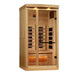 Golden Designs Full Spectrum 2-Person "Reserve Edition" Full Spectrum Infrared Sauna with Himalayan Salt Bar (Canadian Hemlock) Golden Design Saunas