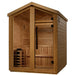 Golden Designs Kaarina 6 Person Outdoor Traditional Sauna - Canadian Red Cedar Interior Golden Design Saunas