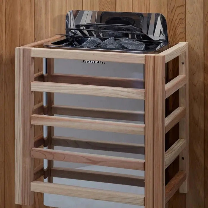 Golden Design 3 Person "Soria" Hybrid Sauna Infrared & Traditional Steam with Himalayan Salt Bar & Canadian Hemlock wood Golden Design Saunas