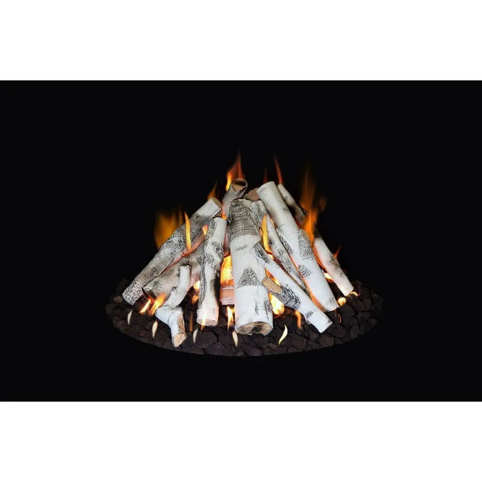 Grand Canyon 18" to 48" Aspen Birch Outdoor Fire Pit Gas Logs Grand Canyon Dreamwood Living