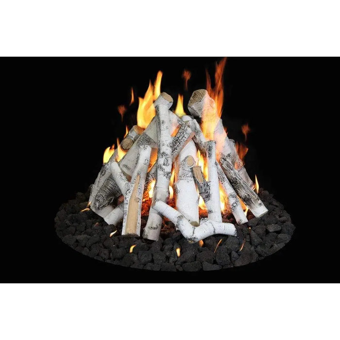 Grand Canyon 18" to 48" Aspen Birch Outdoor Fire Pit Gas Logs Grand Canyon Dreamwood Living