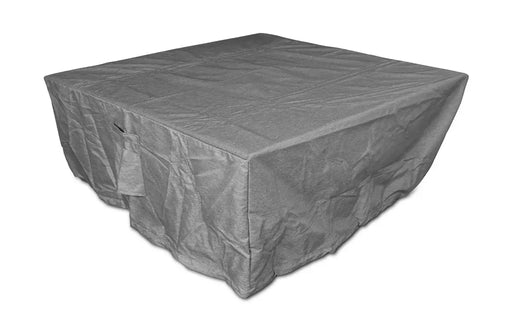 Grand Canyon Cover for Olympus Fire Tables - gray fitted cover over a square fire table