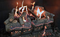 Grand Canyon Lava Front View 18" Variable Electronic Ignition Natural Gas Vented Burner Grand Canyon Dreamwood Living