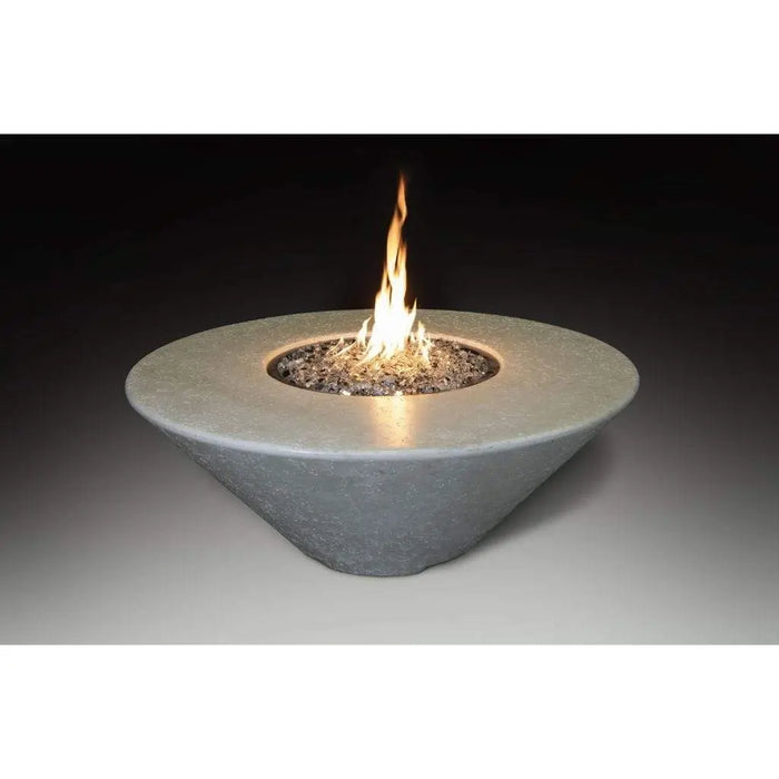 Grand Canyon Olympus 44" x 44" Round Natural Gas Fire Table in Bone Grand Canyon Dreamwood Living