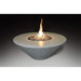Grand Canyon Olympus 44" x 44" Round Natural Gas Fire Table in Bone Grand Canyon Dreamwood Living