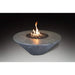 Grand Canyon Olympus 44" x 44" Round Propane Gas Fire Table in Gray Grand Canyon Dreamwood Living