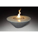 Grand Canyon Olympus 44" x 44" Round Propane Gas Fire Table in White Grand Canyon Dreamwood Living