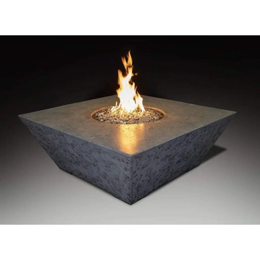 Grand Canyon Olympus 48" x 48" Square Propane Gas Fire Table in Gray Grand Canyon Dreamwood Living