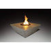 Grand Canyon Olympus 48" x 48" Square Propane Gas Fire Table in White Grand Canyon Dreamwood Living