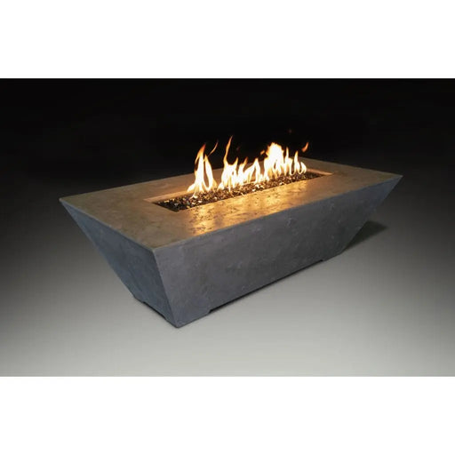 Grand Canyon Olympus 60" x 30" Rectangle Natural Gas Linear Fire Table in Gray Grand Canyon Dreamwood Living