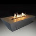Grand Canyon Olympus 60" x 30" Rectangle Propane Gas Linear Fire Table in Bone Grand Canyon Dreamwood Living