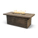 The Outdoor Plus OPT-GRVWG60 Grove 60" Wood Grain Rectangular Gas Fire Table