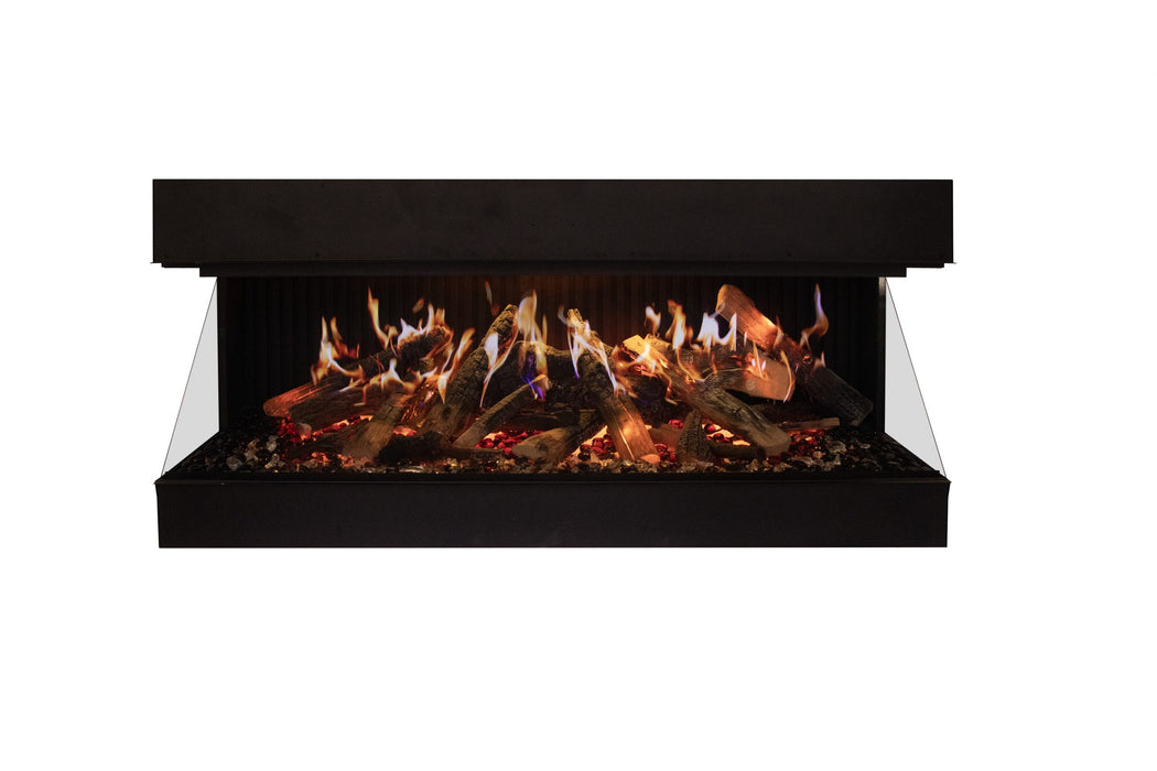 Amantii Signature MultiView Holo Electric Fireplace | 3-Sided Smart Holographic Fireplace