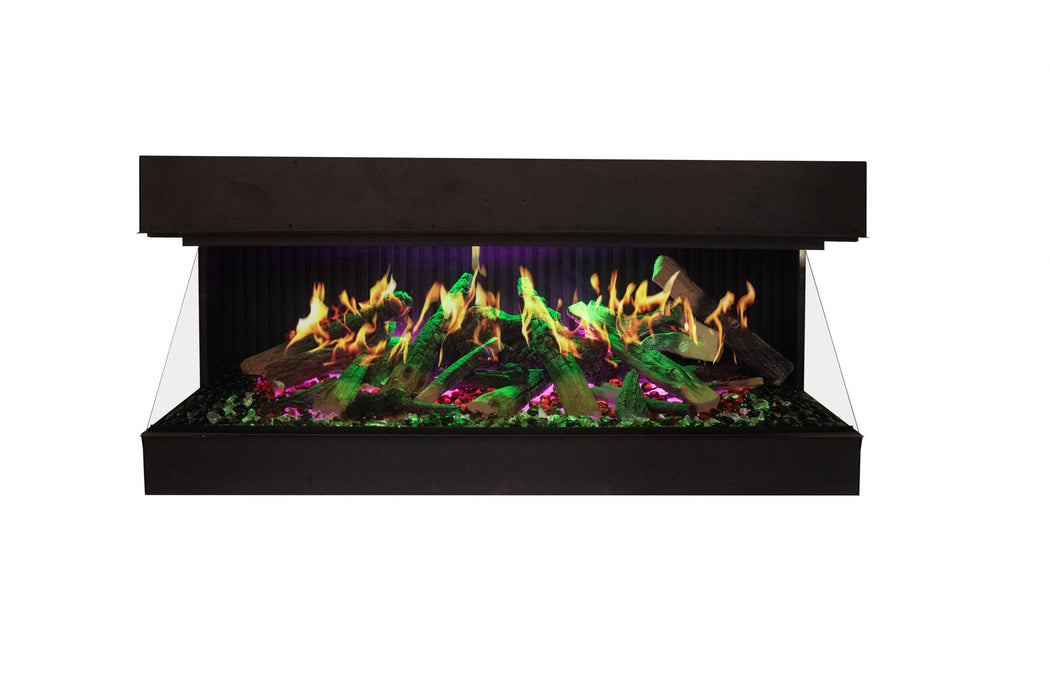 Amantii Signature MultiView Holo Electric Fireplace | 3-Sided Smart Holographic Fireplace