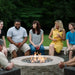 HPC 13" Round Bowl Pan Gas Fire Pit Insert With Hi/Lo Electronic Ignition 120VAC HPC Fire Inspired Dreamwood Living