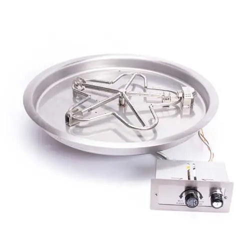 HPC 13" Round Bowl Pan Push Button Flame Sensing Fire Pit HPC Fire Inspired Dreamwood Living