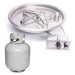 HPC 13" Round Bowl Pan Push Button Flame Sensing Fire Pit with Small Tank HPC Fire Inspired Dreamwood Living