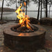 HPC 14" Round Flat Pan Push Button Flame Sensing Fire Pit HPC Fire Inspired Dreamwood Living