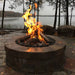 HPC 14" Round Flat Fire Pit Insert With Electronic Ignition HPC Fire Inspired Dreamwood Living