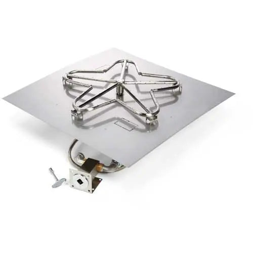 HPC 18" Square Flat Pan Fire Pit Insert With Electronic Ignition HPC Fire Inspired Dreamwood Living