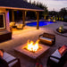 HPC 18" Square Flat Pan Match Lit Fire Pit Insert HPC Fire Inspired Dreamwood Living