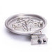 HPC 19" Round Bowl Pan Torpedo Fire Pit Insert With Hi/Lo Electronic Ignition 120VAC HPC Fire Inspired Dreamwood Living