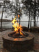 HPC 19" Round Bowl Pan Torpedo Fire Pit Insert With Hi/Lo Electronic Ignition 120VAC HPC Fire Inspired Dreamwood Living