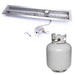 HPC 24" Linear Trough Torpedo Pan Match Lit Fire Pit Insert HPC Fire Inspired Dreamwood Living