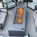 HPC 24x12" Rectangular Pan Torpedo Fire Pit H-Burner Insert With Electronic Ignition HPC Fire Inspired Dreamwood Living