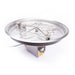 HPC round bowl pan On/Off electronic ignition fire pit insert with Penta burner and control box under the pan