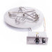 HPC round flat pan push-button flame sensing fire pit insert with Penta burner and control box